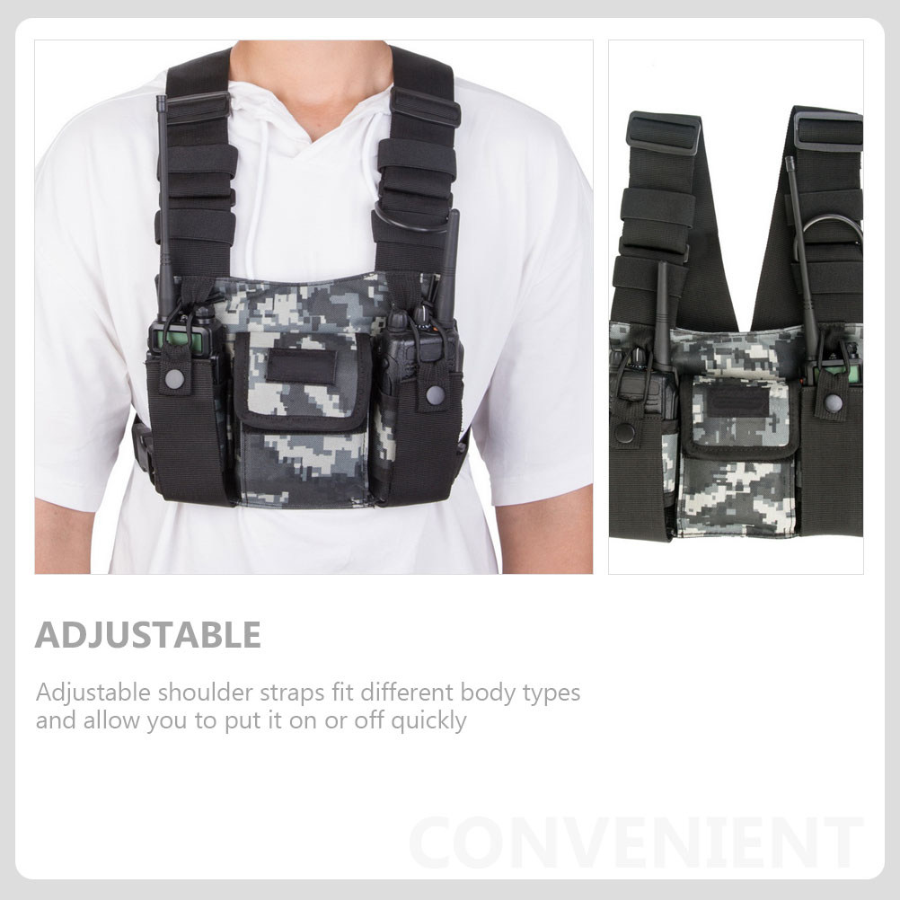 High-Durability Radio Chest Ha - đánh giá và giá Harness Climbing Adjustable