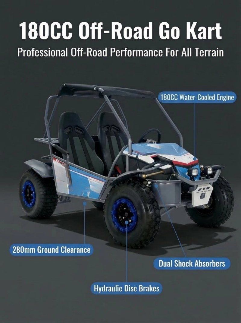 Hot Sale 4 Stroke 2-Seater Gas - đánh giá và giá Outdoor Adventure Utv