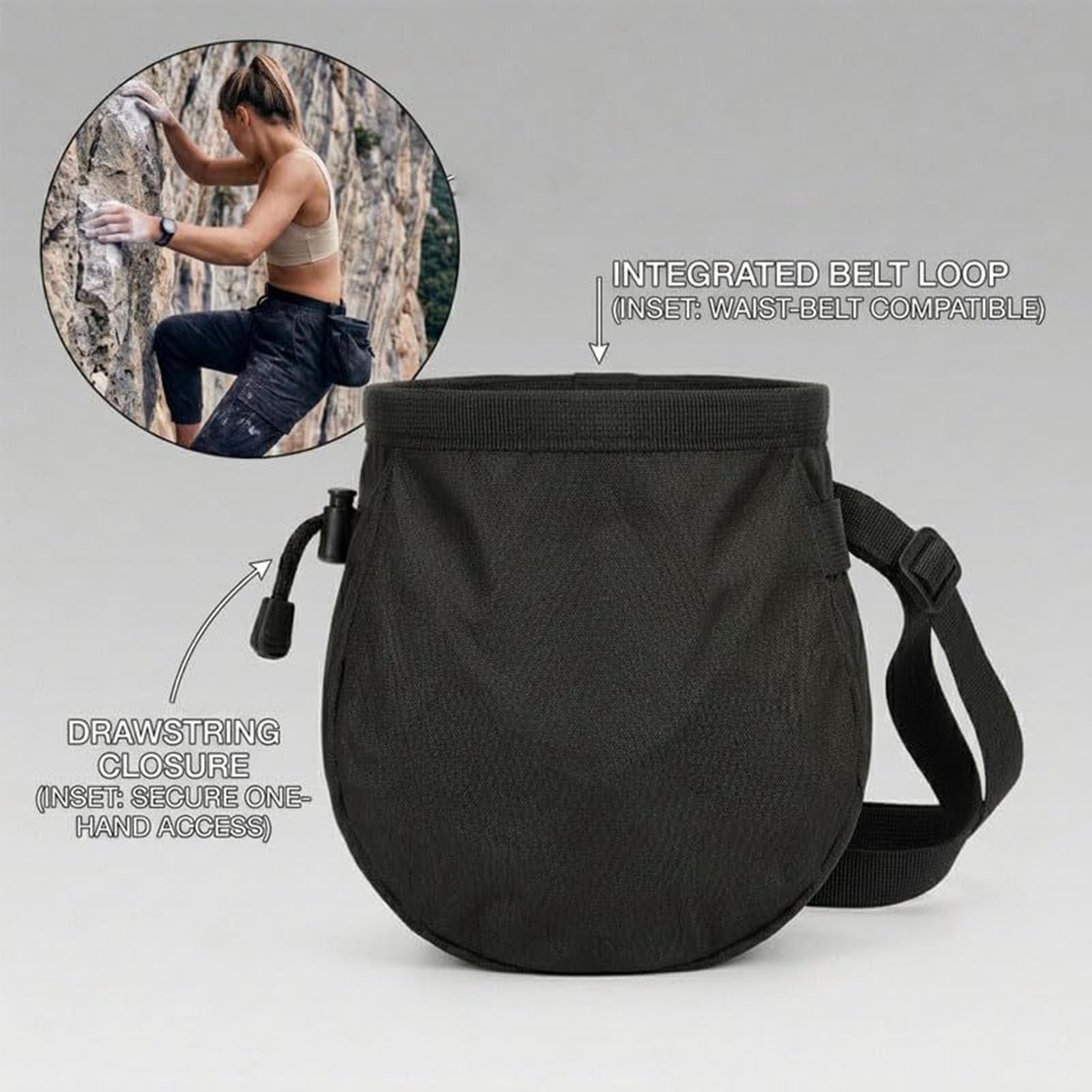 Chalk Bag for Rock Climbing Ad - đánh giá và giá Harness Climbing Adjustable